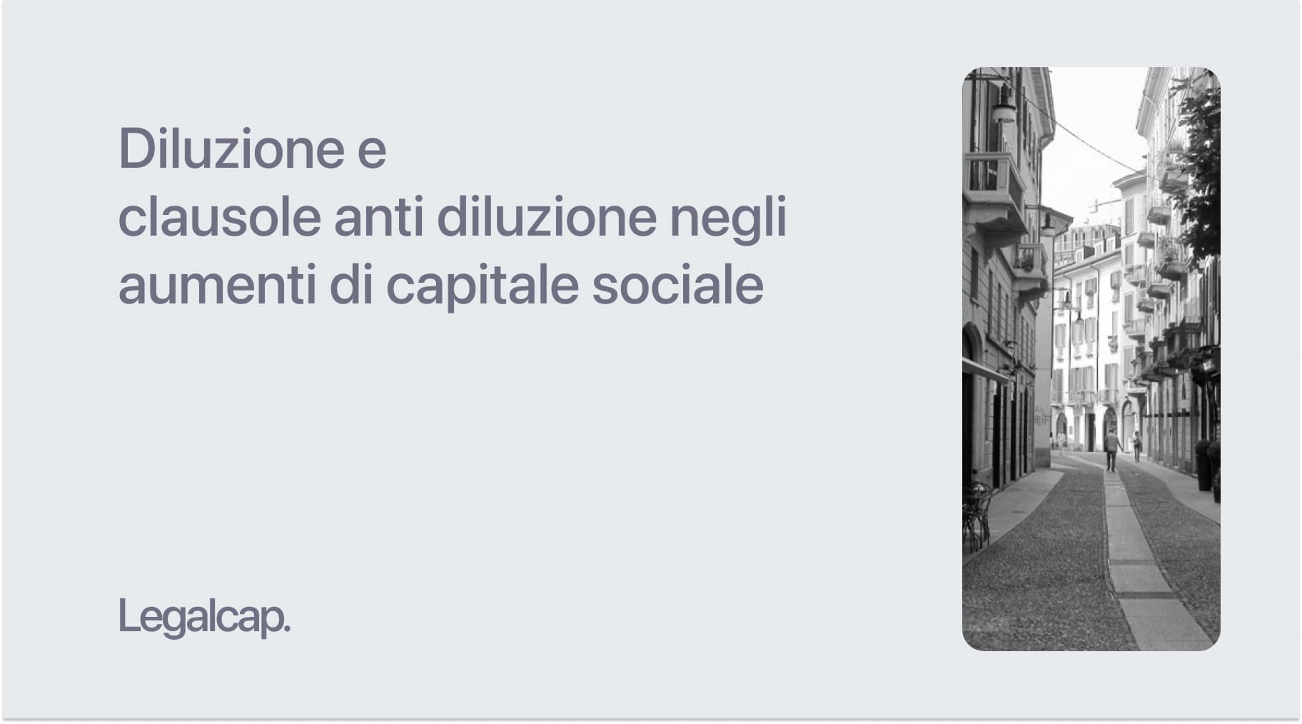 Diluzione e clausole antidiluzione